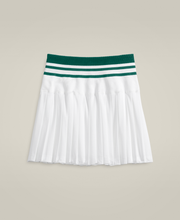Midtown Tennis Skirt - Bright White/Field Green
