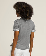 Birdie Knit Polo - Grey Heather