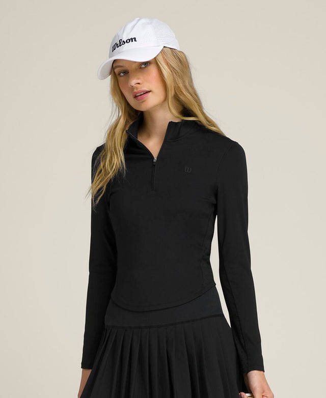 Brentwood Half-Zip - Black