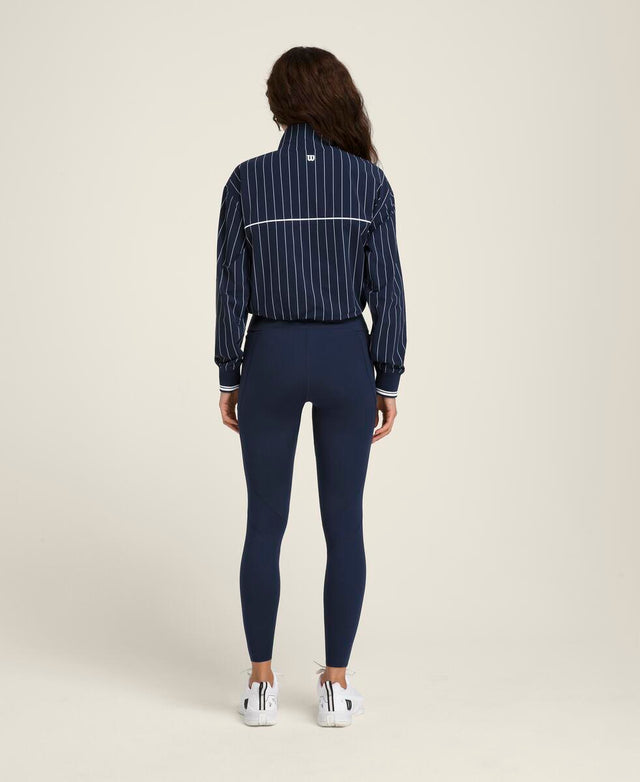 Davenport Woven Popover - Classic Navy Pinstripe