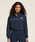 Davenport Woven Popover - Classic Navy Pinstripe