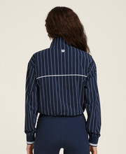 Davenport Woven Popover - Classic Navy Pinstripe
