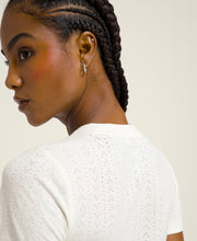 Pointelle Seamless Tee