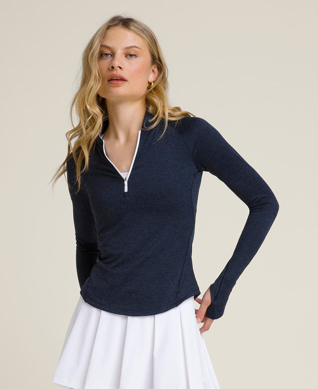 All Day Half Zip - Classic Navy