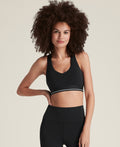 Doubles Racerback V-Neck Bra