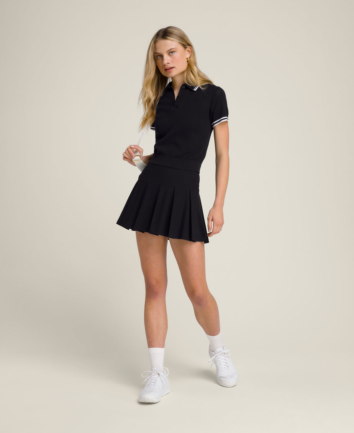 Classic Pleated Mini Skirt