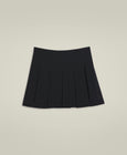 Classic Pleated Mini Skirt - Black