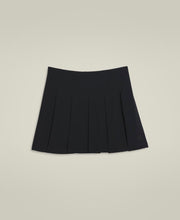 Classic Pleated Mini Skirt - Black