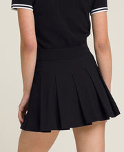 Classic Pleated Mini Skirt - Black