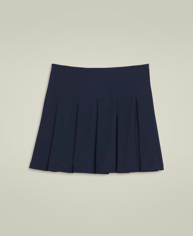 Classic Pleated Mini Skirt - Classic Navy