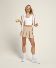 Classic Pleated Mini Skirt