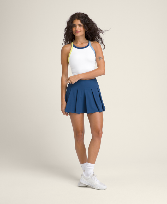 Classic Pleated Mini Skirt