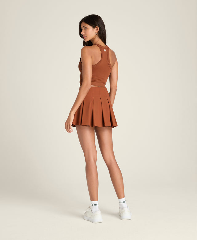 Classic Pleated Mini Skirt