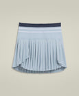 Midtown Wrap Tennis Skirt - Blue Fog