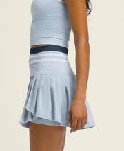 Midtown Wrap Tennis Skirt - Blue Fog