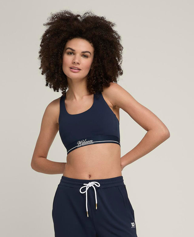 Doubles Racerback Bra - Classic Navy