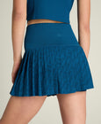 Midtown Geo Mesh Tennis Skirt