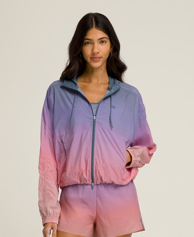 Vantage On-Court Jacket - Slate Blue Ombre