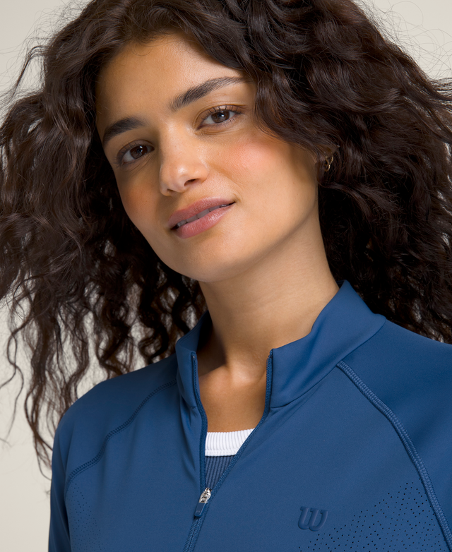 Laser Lace Half-Zip