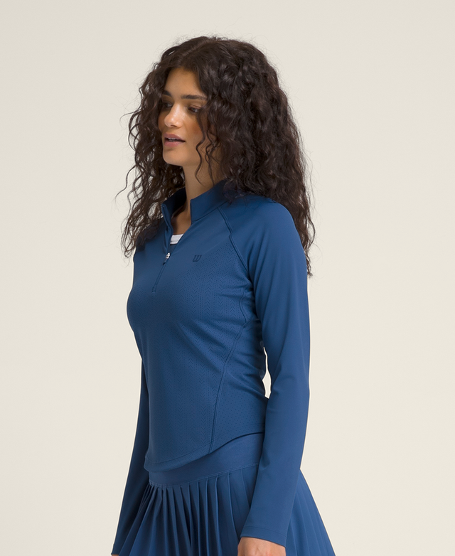 Laser Lace Half-Zip