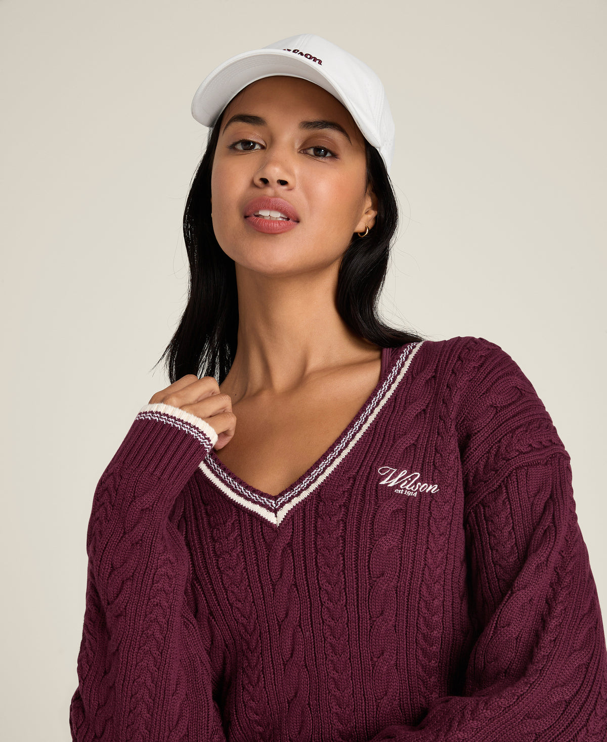 Hillcrest Cable Knit Sweater