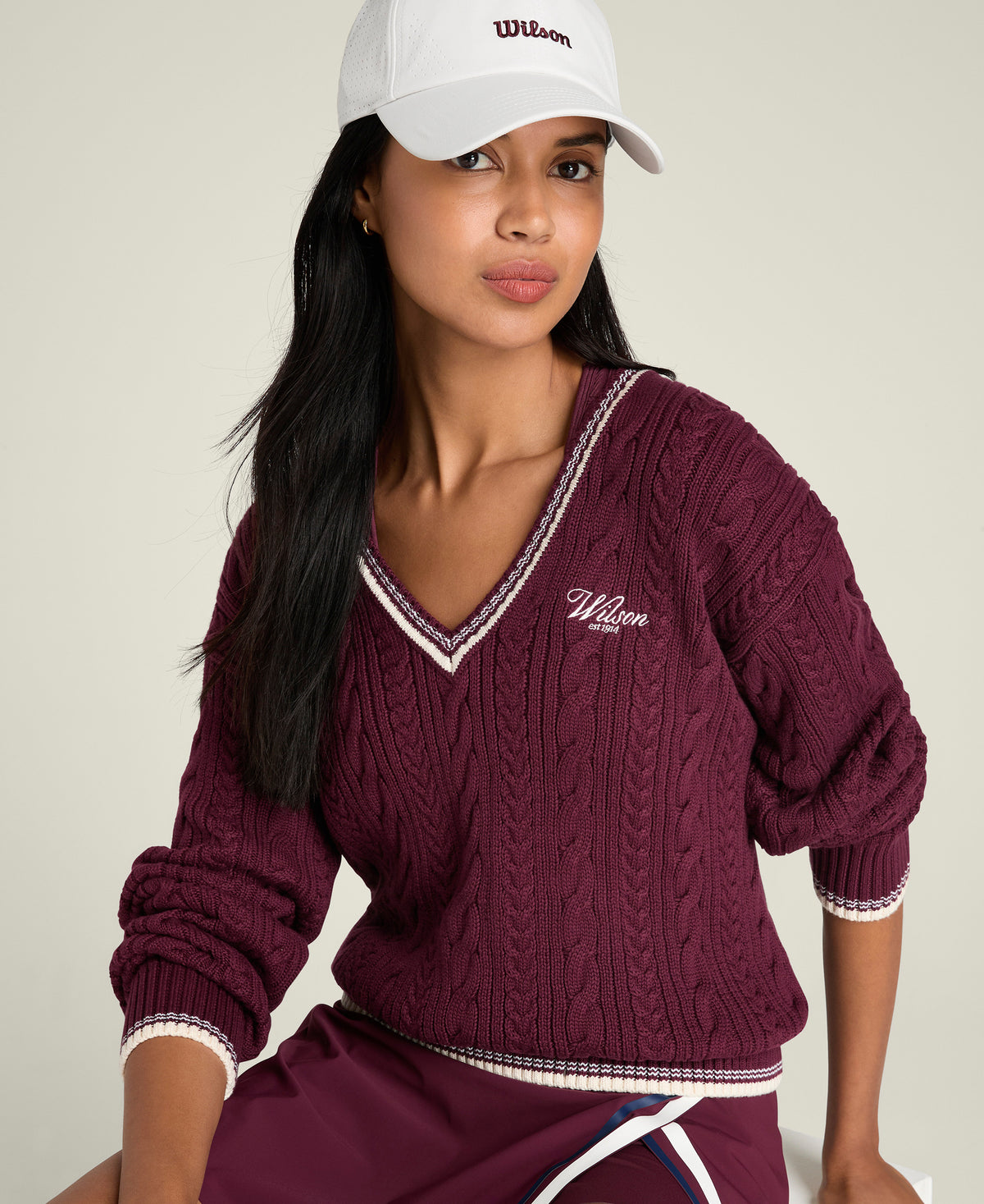 Hillcrest Cable Knit Sweater