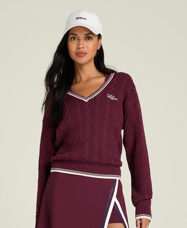 Hillcrest Cable Knit Sweater