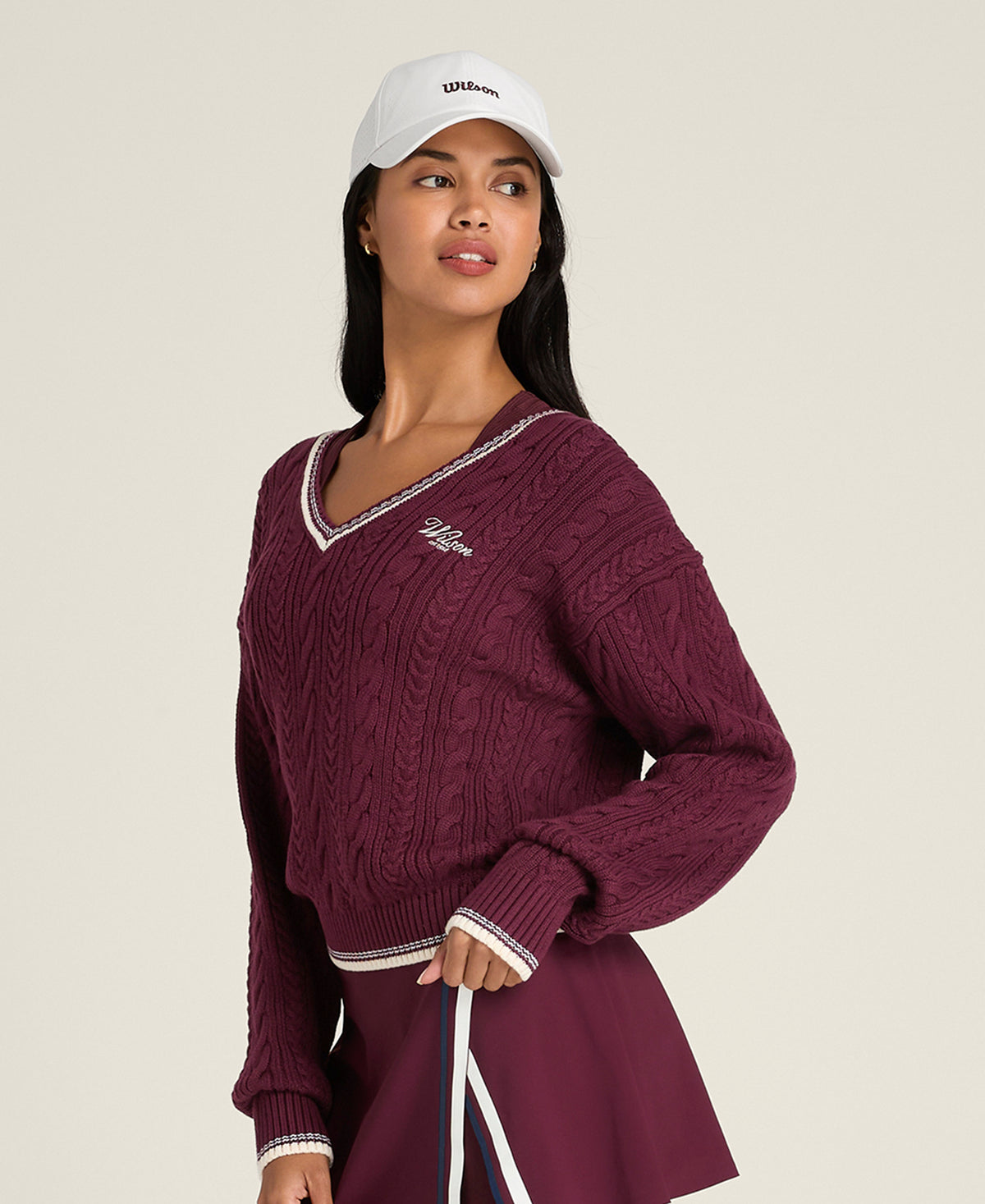 Hillcrest Cable Knit Sweater