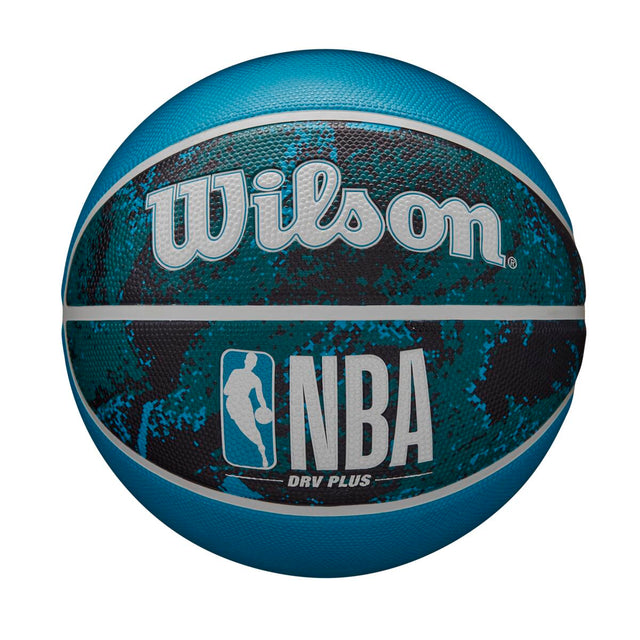 NBA DRV Plus Vibe Outdoor Basketball - Black / Blue
