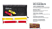 NFL Flag Belts - 12 pack