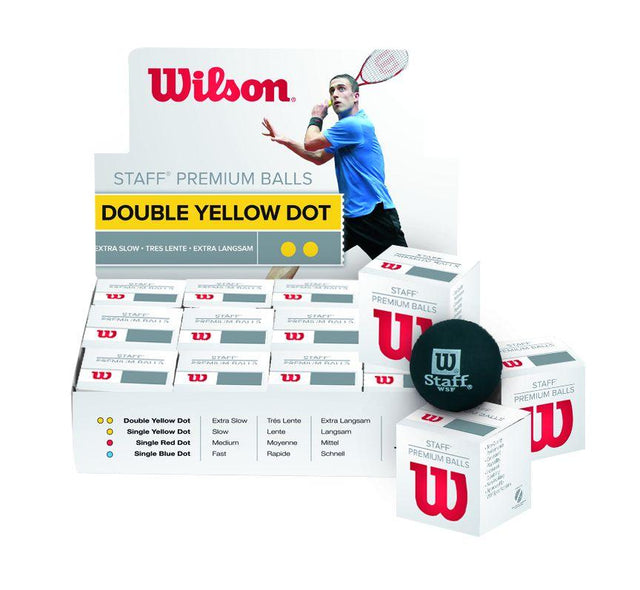 Staff Squash Ball - Double Dot