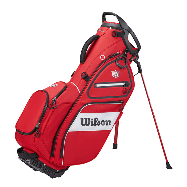 Wilson Exo Dry Waterproof Golf Cart Bag  Red  Click Golf