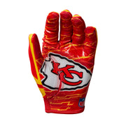 NFL Stretch Fit Youth Receivers Gloves - Kansas City Chiefs