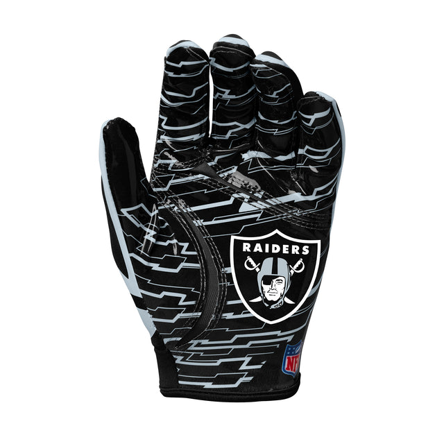 NFL Stretch Fit Youth Receivers Gloves - Las Vegas Raiders