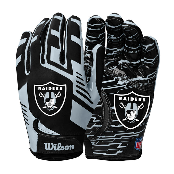 Buy NFL Stretch Fit Youth Receivers Gloves Las Vegas Raiders online