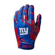 NFL Stretch Fit Youth Receivers Gloves - New York Giants