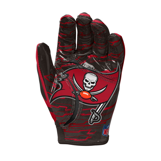 NFL Stretch Fit Youth Receivers Gloves - Tampa Bay Buccaneers