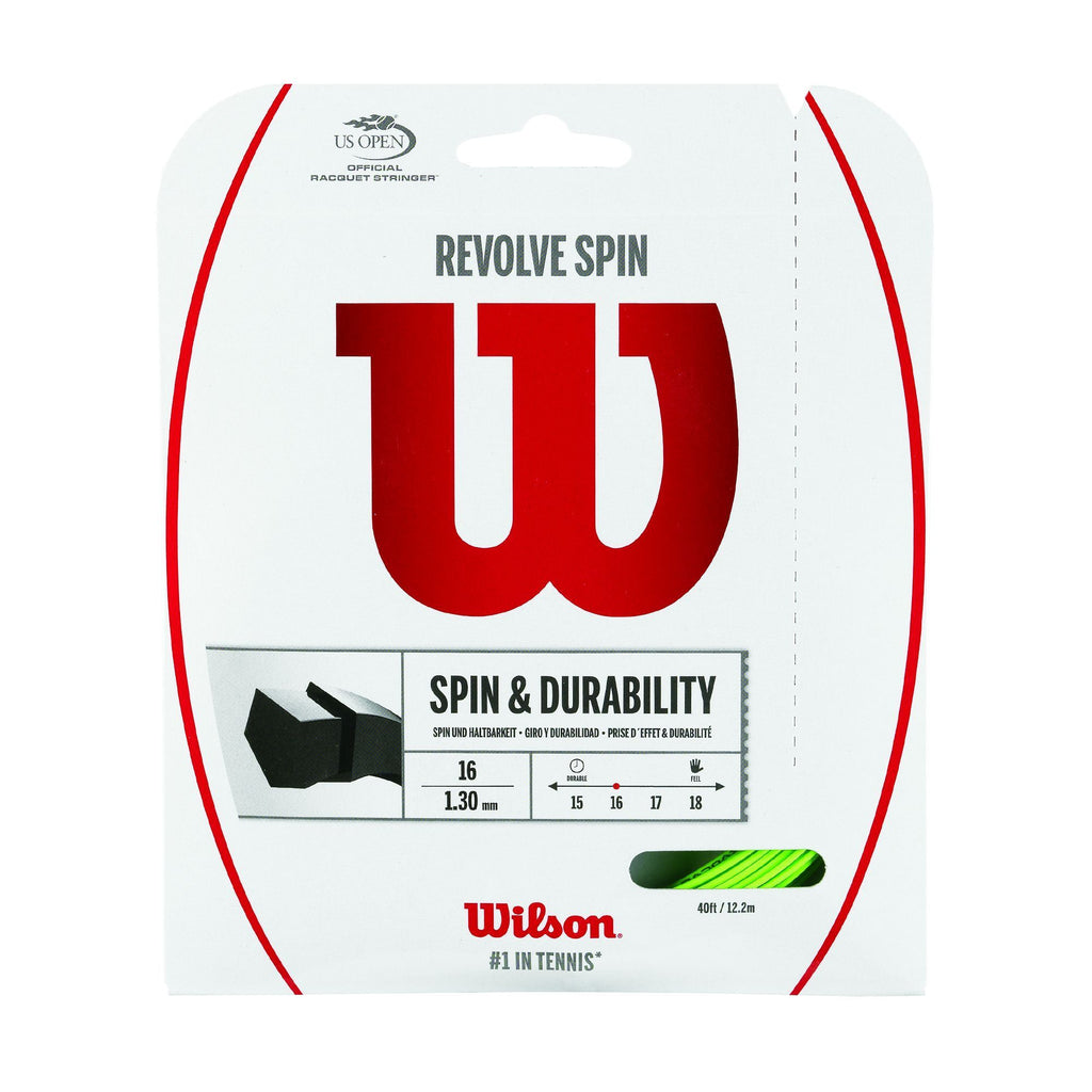 Buy Revolve Spin 16 Tennis String - Set online - Wilson Australia